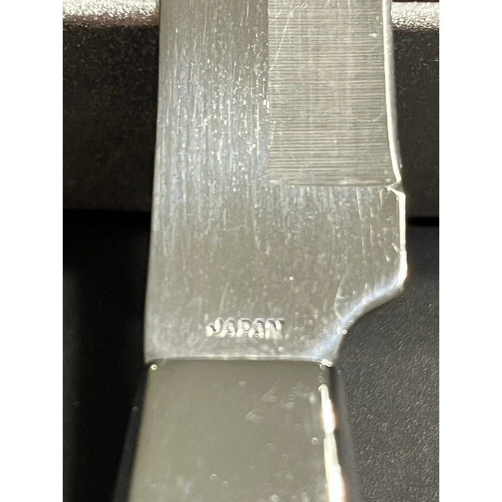 Vtg Carvel Hall Wood Handle Stainless Steak Knives 6pc IOB Japan